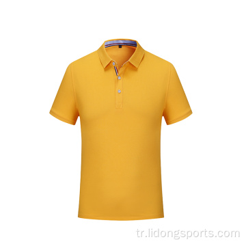 Sıradan hızlı kuru spor golf polo gömlekleri